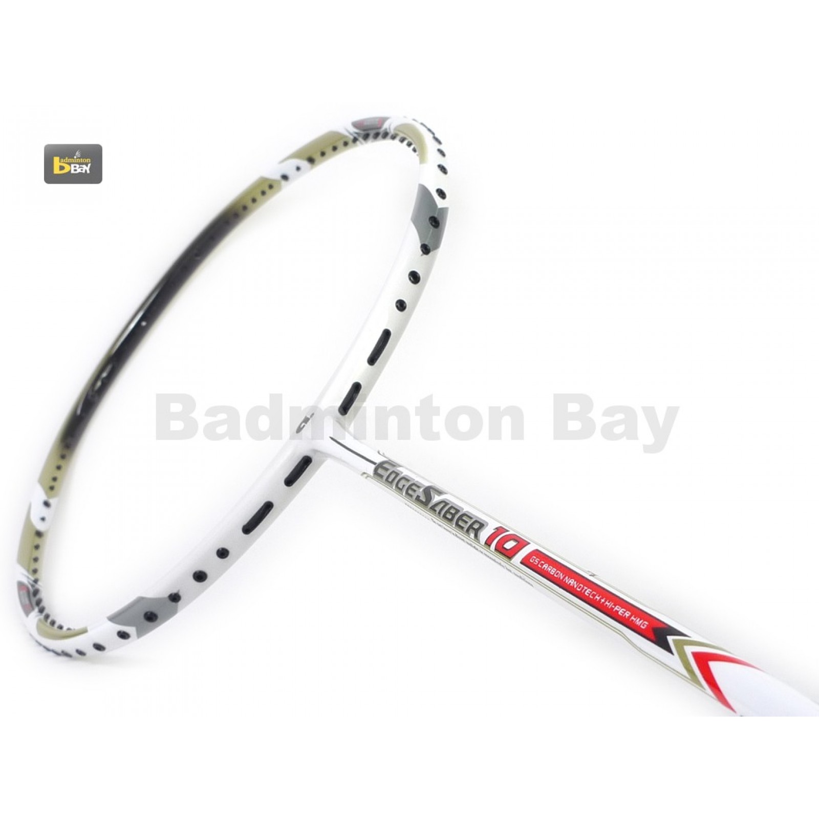 Apacs Badminton Racket Edgesaber 10 White