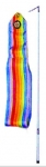 Gym Ribbon With Matching Stick - 5m Rainbow