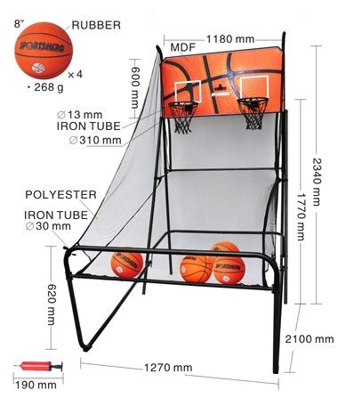 Basketball Double Shot Arcade System