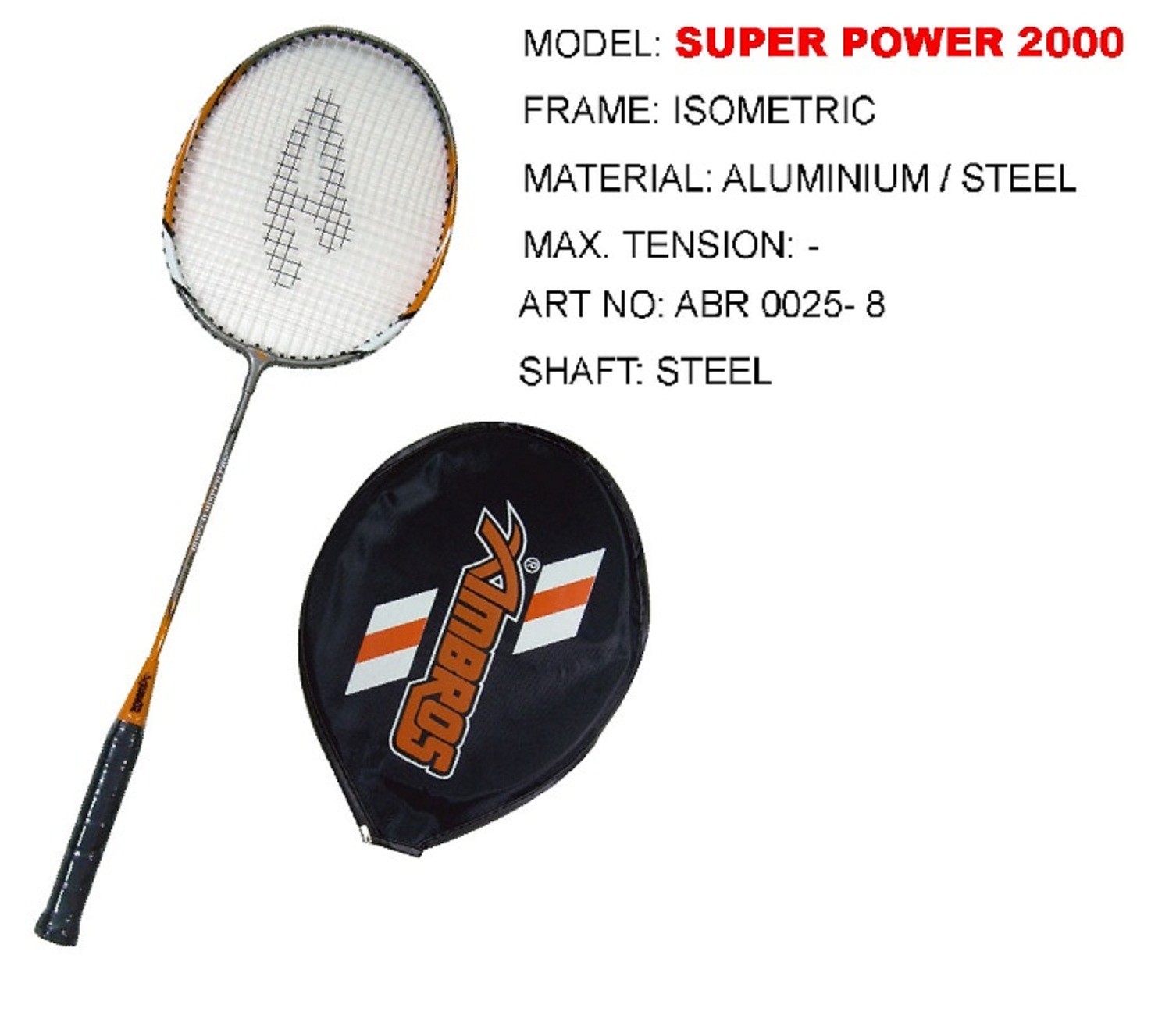 Ambros Badminton Racket Super Power 2000