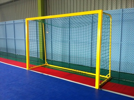 Aluminium Futsal Goal Post Yellow